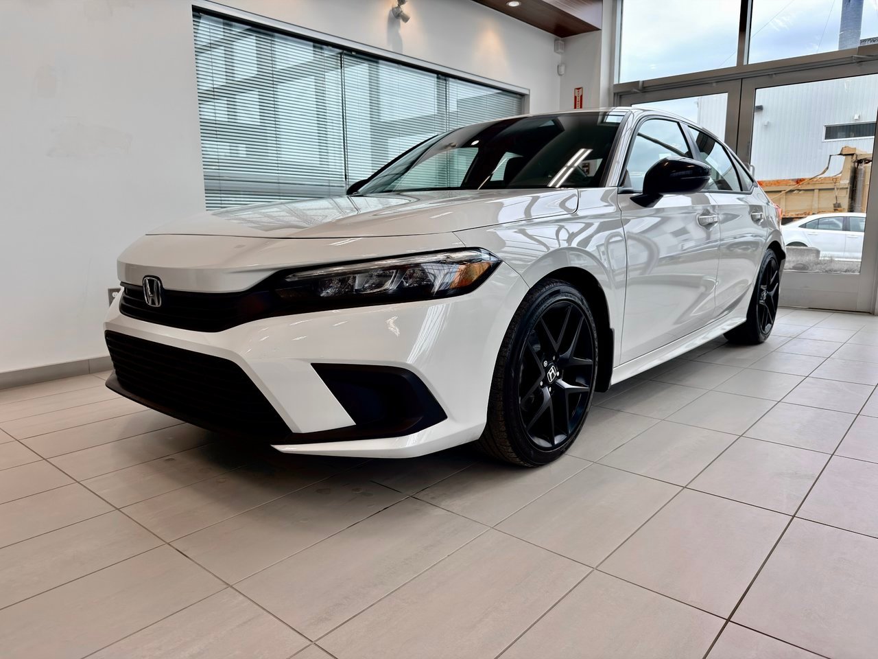 Honda Civic Sedan 2022 Blanc Notre-Dame-des-Prairies - photo #3