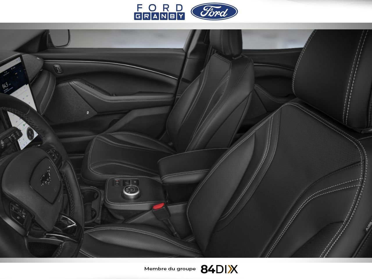 Ford Mustang Mach-E 2025 Blanc astral métallisé trois couches Granby - photo #8