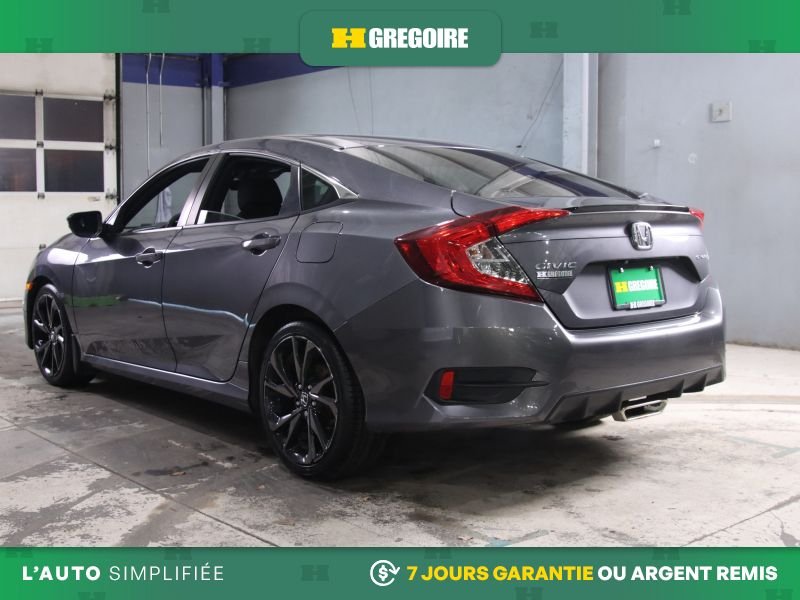 Honda Civic Sport AUTO A/C MAGS TOIT CAM RECUL BLUETOOTH 2019 Gris