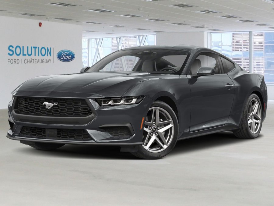Ford Mustang EcoBoost haut niveau à toit fuyant 2026 Gris avalanche