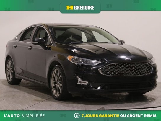 Ford Fusion Titanium AUTO A/C GR ELECT MAGS CUIR TOIT NAVIGATI 2019 Noir