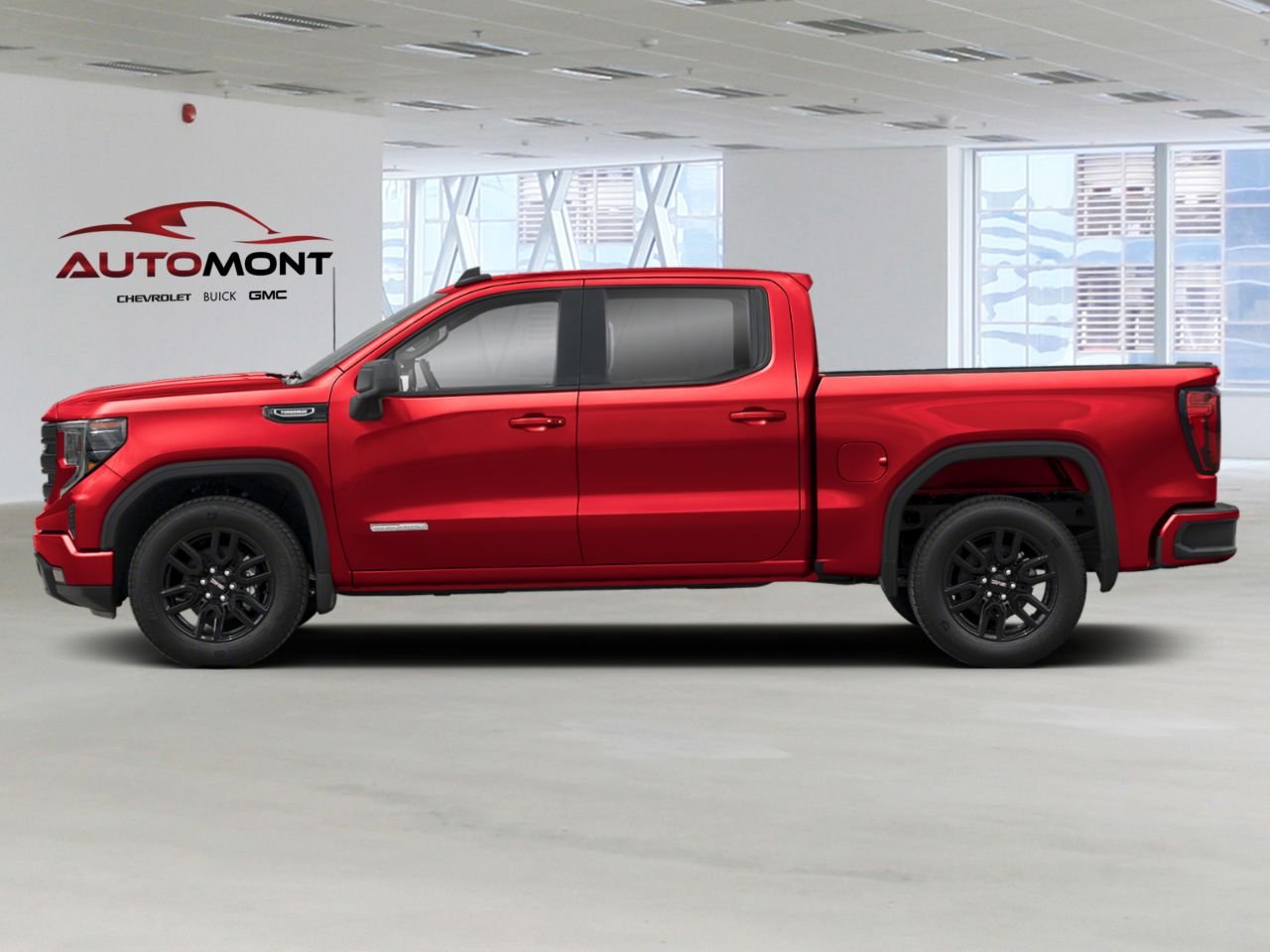 2026 GMC Sierra 1500 K1500 SIERRA CREW CAB ELEVATION STD/BOX (3SB) Cardinal Red Mont-Laurier - photo #2