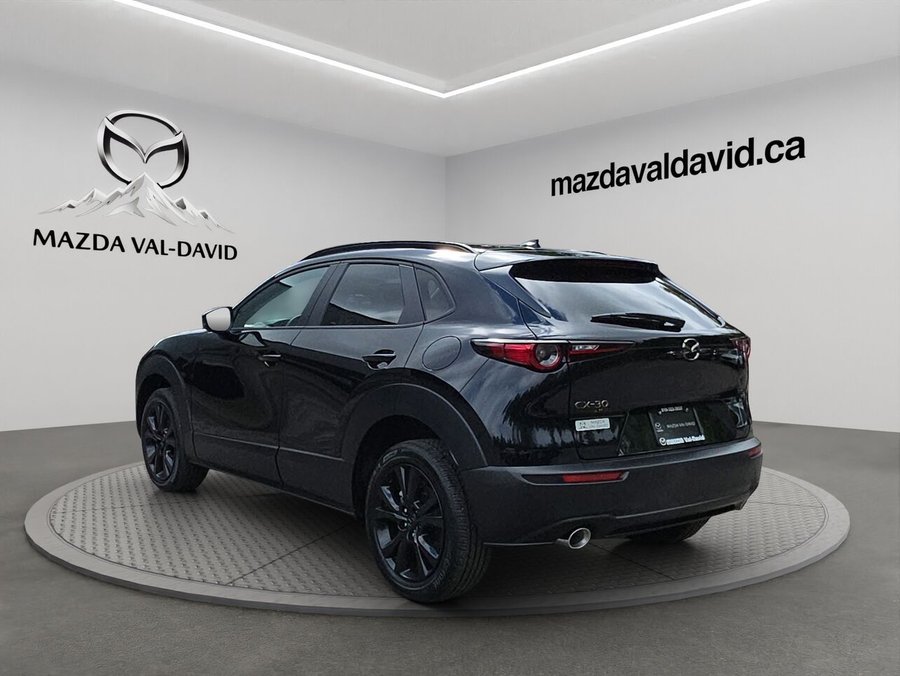 2026 Mazda CX-30 GT TI avec moteur turbo Jet Black Mica