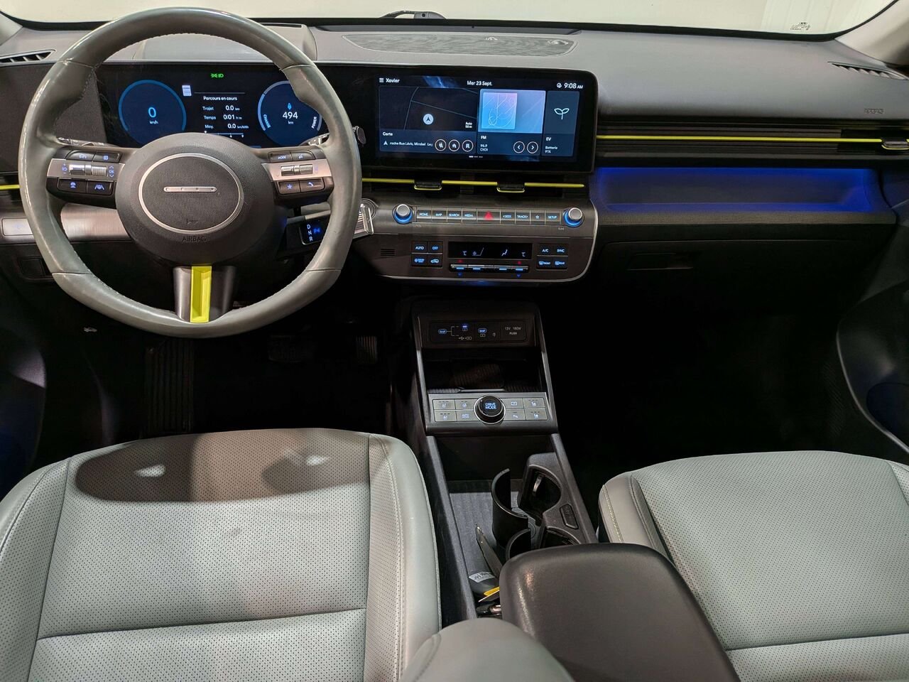 2024 Hyundai Kona Electric Ultimate FWD w/Sage-Green Interior Black Val-David - photo #28