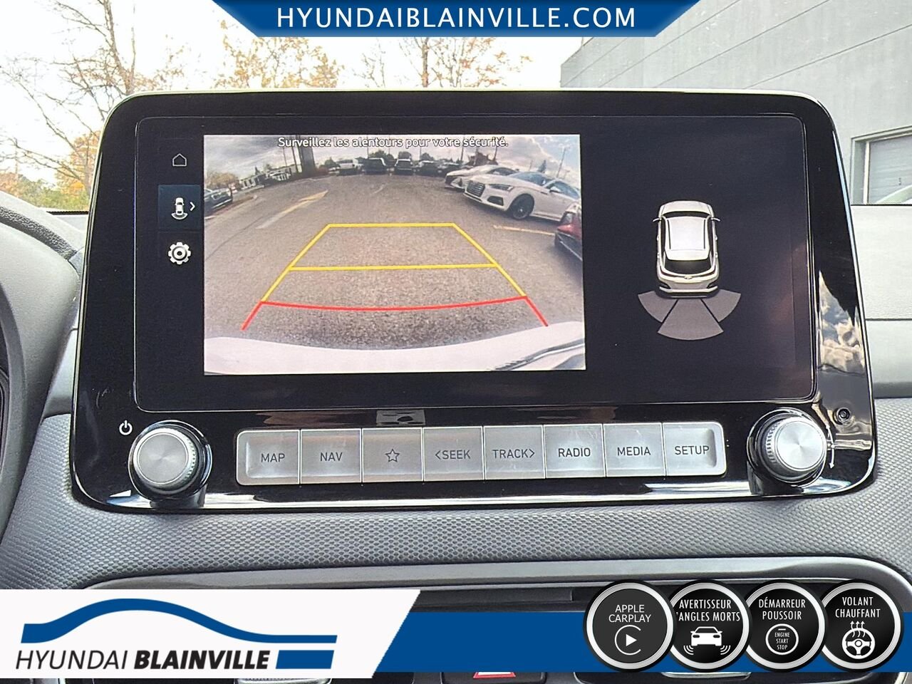 Hyundai Kona électrique 2023 Blanc Blainville - photo #18