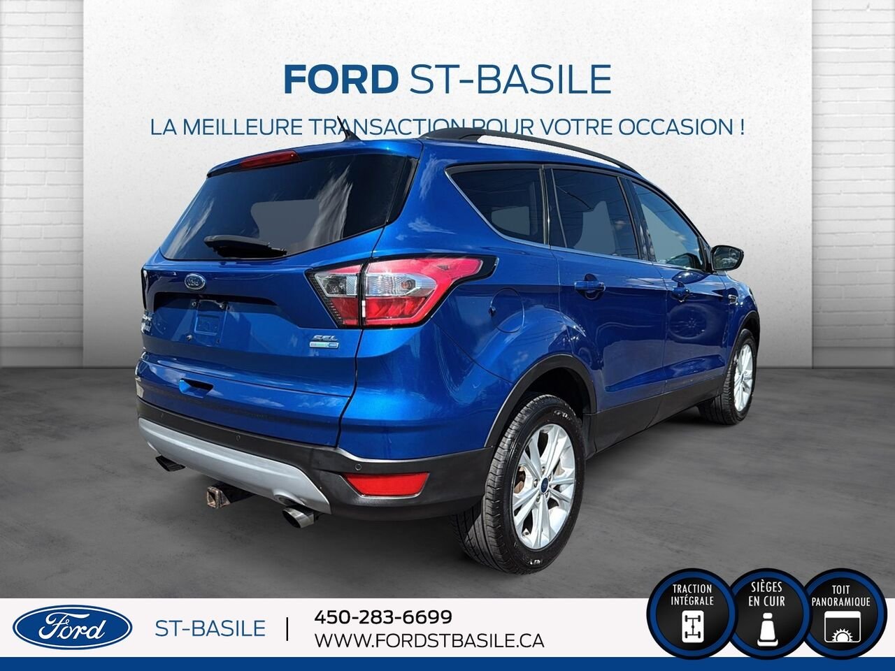 Ford Escape 2018 Bleu Saint-Basile-le-Grand - photo #8