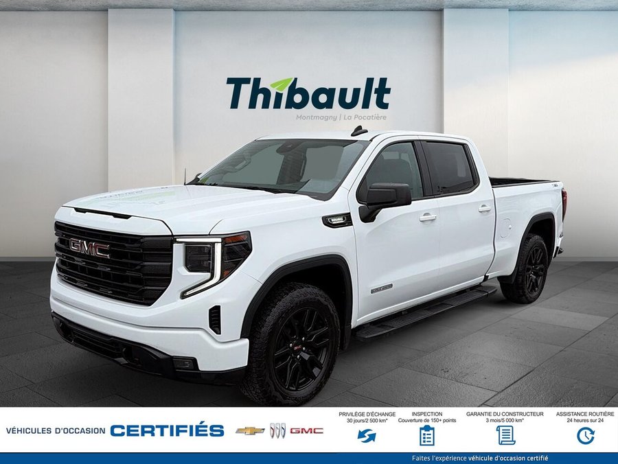 GMC SIERRA Elevation cabine multiplace 4RM 157 po 2024 Blanc
