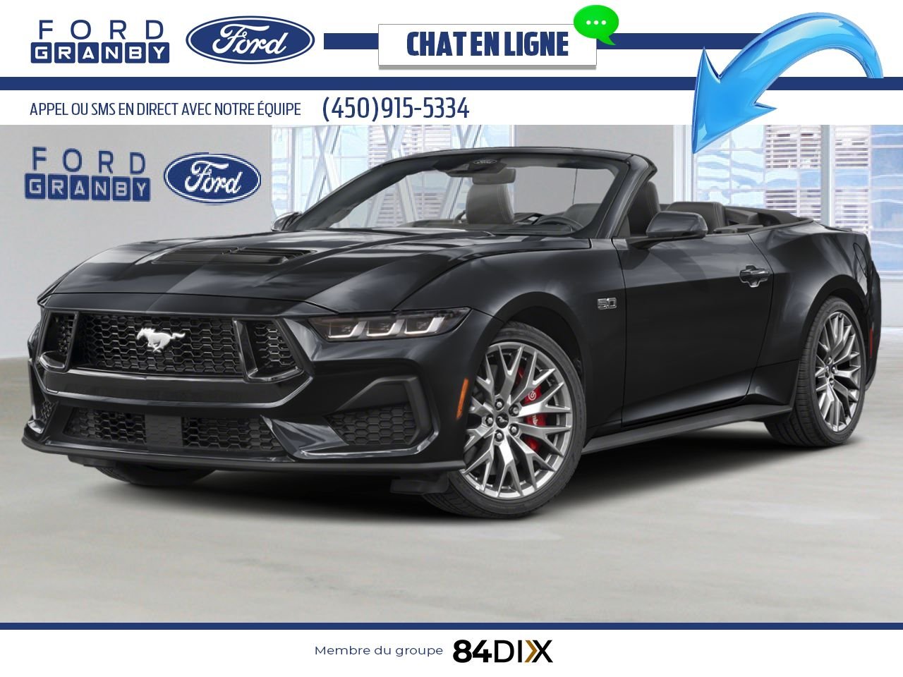 Ford Mustang 2024 Noir ombre Granby - photo #0