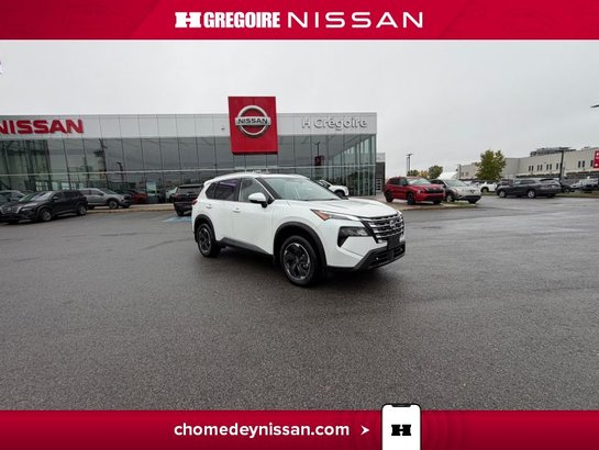 2025 Nissan Rogue SV Moonroof * AWD *Carplay * Bancs Chauffants White