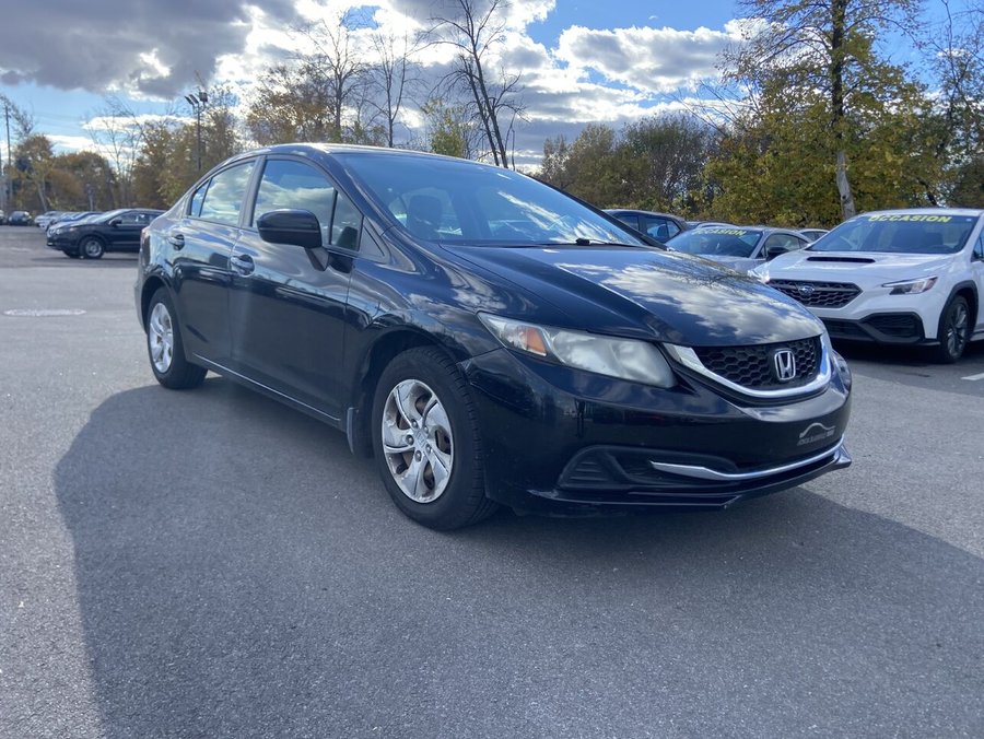 Honda Civic Berline LX | CAMERA DE RECUL | SIÈGES CHAUFFANTS | AUTOMATIQUE | GARANTIE 1 AN INCLUSE *579-888-9954* 2015 Noir