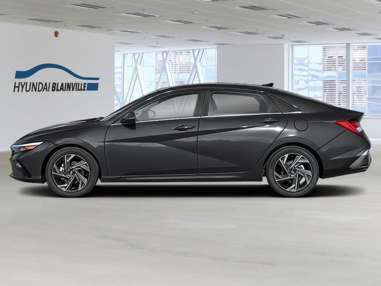 2025 Hyundai Elantra Hybrid Abyss Black Blainville - photo #1