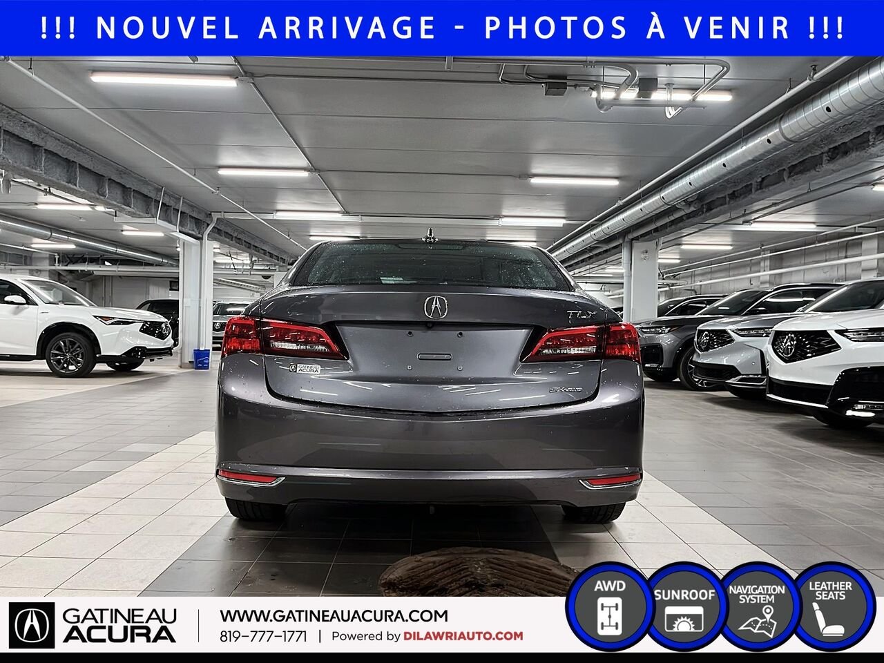 Acura TLX V6 Tech berline 4 portes SH-AWD 2017 Gris Ottawa & Gatineau - photo #5