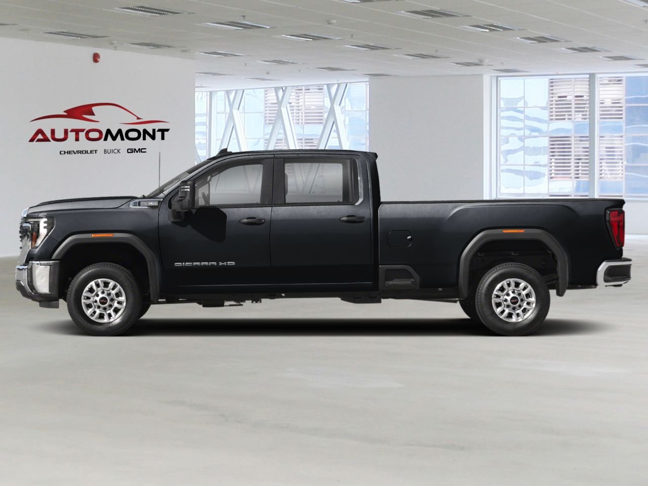 GMC Sierra 2500HD K2500 HD SIERRA CREW CAB PRO L/BOX DURAMAX (1SA) 2026 Noir onyx Mont-Laurier - photo #2