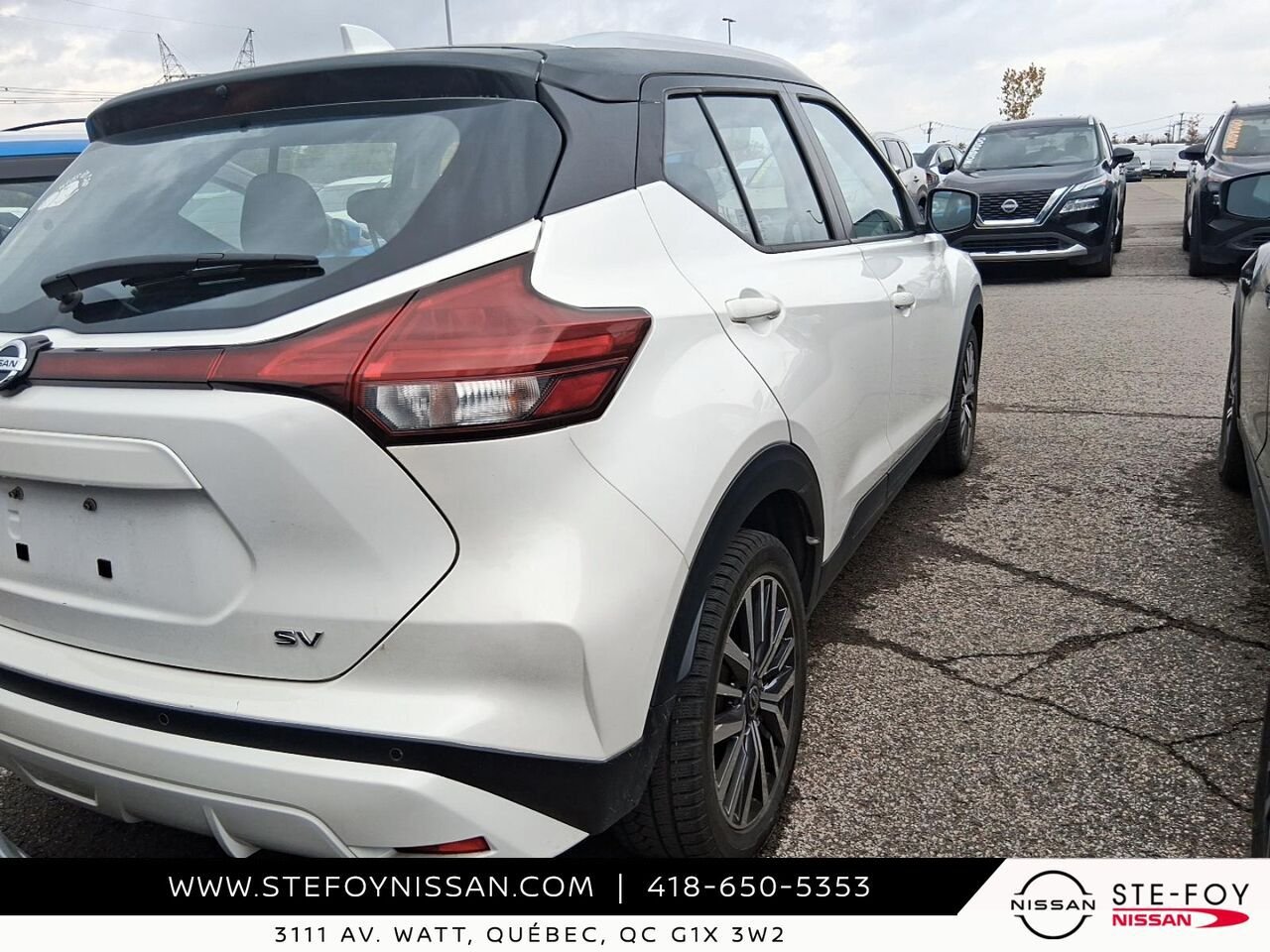 Nissan Kicks SV TA 2021 Blanc Ste-Foy - photo #1