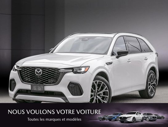 Mazda CX-70 hybride rechargeable GT 2026 Blanc rhodium métallisé