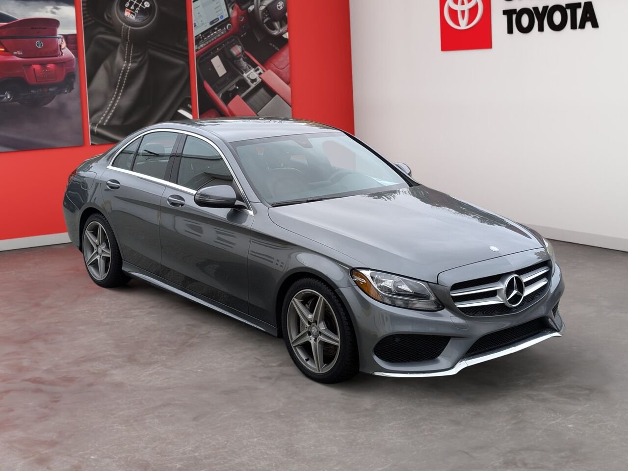 Mercedes-Benz Classe-C C-CLASS C300/SIÈGES CHAUFFANTS ET EN CUIR/AC BIZONE/CAMÉRA DE RECUL 2017 Gris Sherbrooke - photo #1