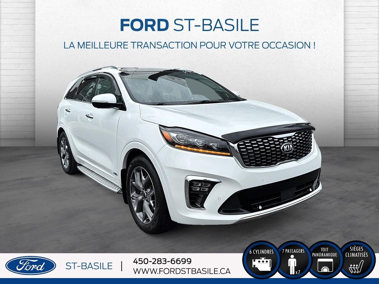 Kia Sorento 2020 Blanc Saint-Basile-le-Grand - photo #10