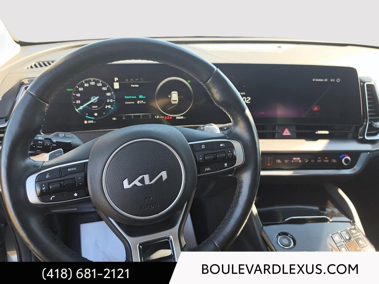 Kia Sportage hybride rechargeable 19822A | SX TI avec intérieur noir 2024 Gris Québec - photo #13