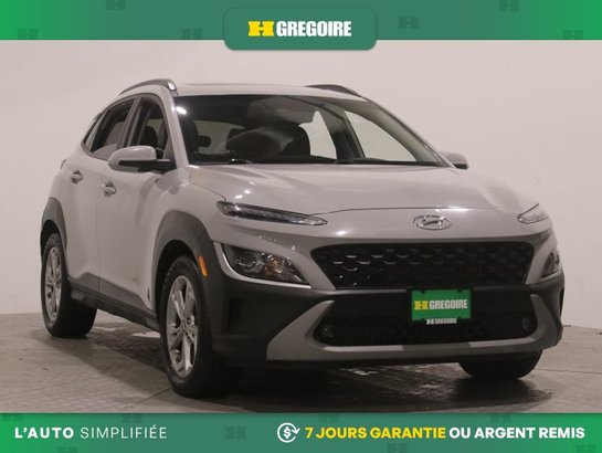 2022 Hyundai Kona Preferred AWD AUTO A/C CUIR TOIT MAGS CAM RECUL BL Grey