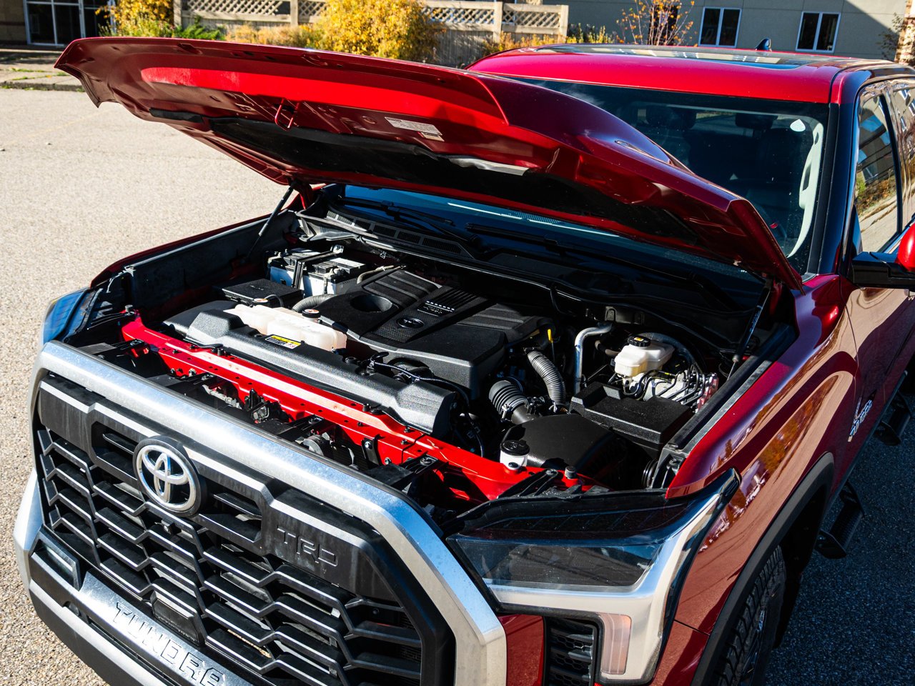 2022 Toyota Tundra 4x4 Crewmax Limited Long Bed Red Sherwood Park - photo #6