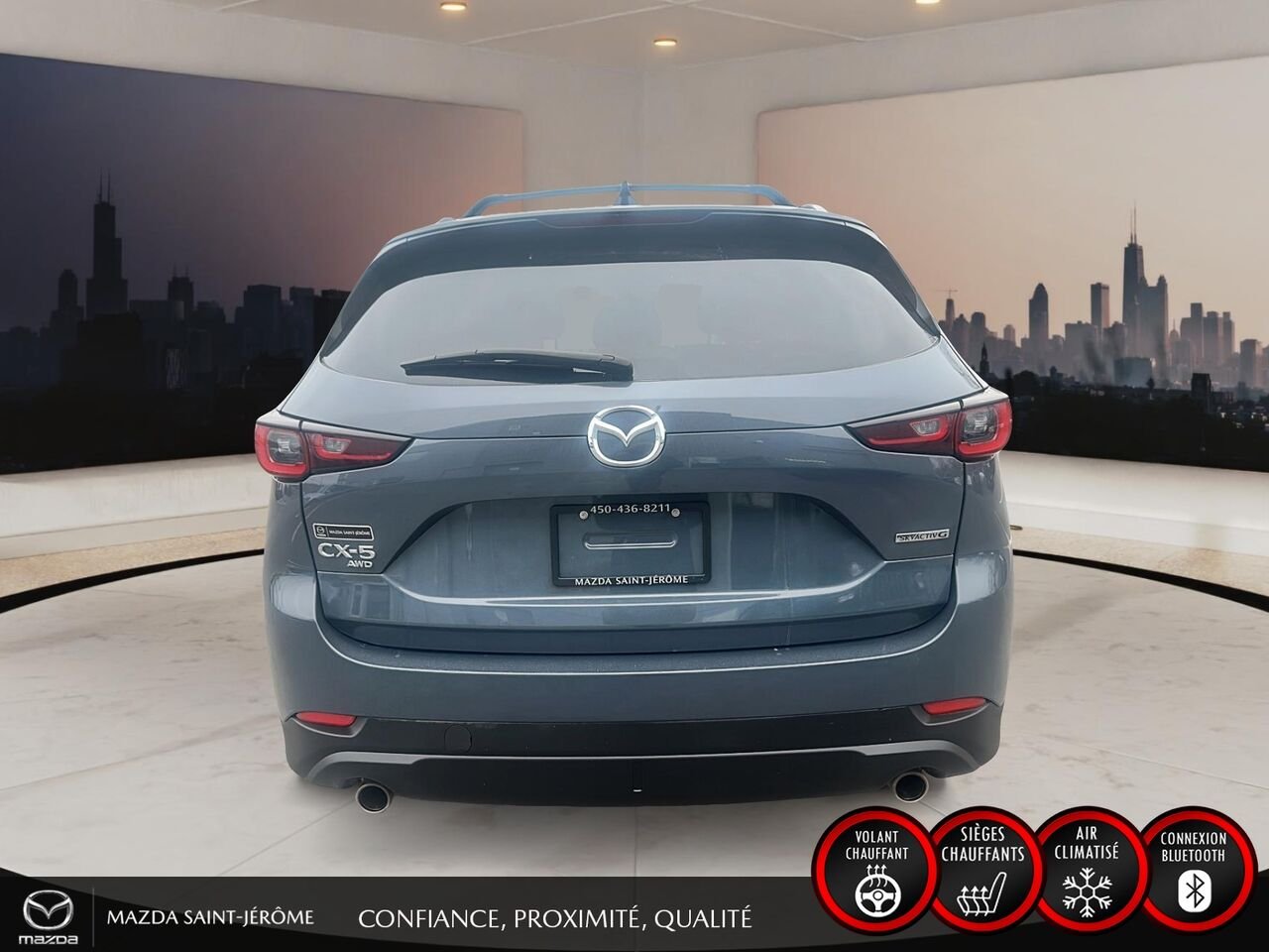Mazda CX-5 Édition Kuro | AWD | TOIT OUVRANT | CUIR | 2022 Gris Saint-Jérôme - photo #6