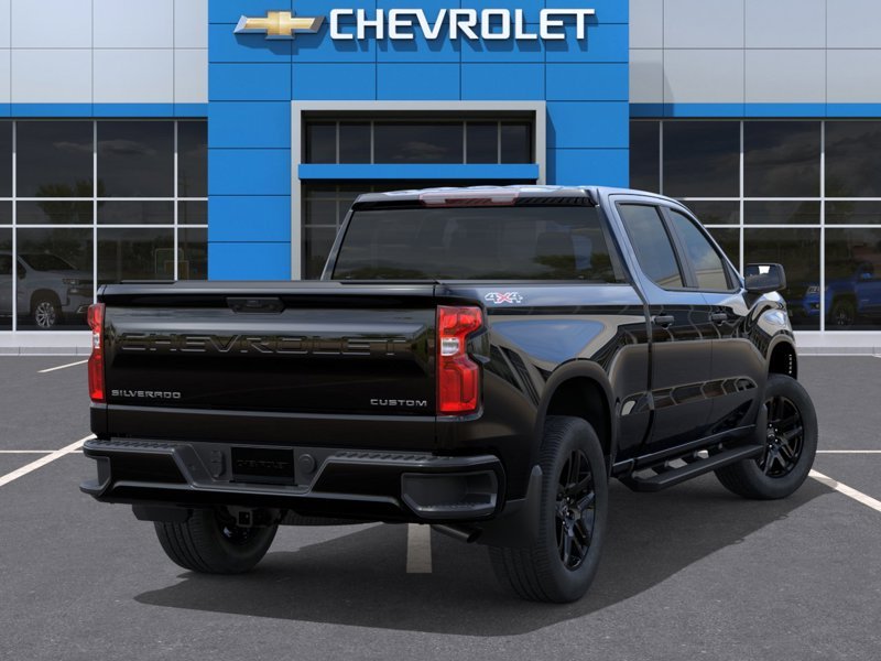 CHEVROLET Silverado 1500 Custom cabine multiplace 4RM 157 po 2026 Noir Gatineau - photo #3