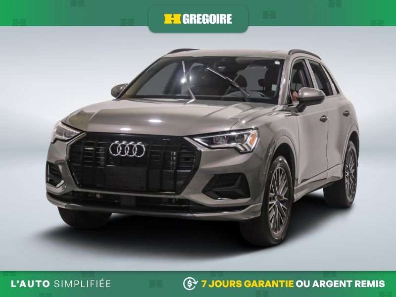 Audi Q3 Komfort AWD AUTO AC CUIR TOIT MAGS CAM RECUL BLEUT 2022 Vert
