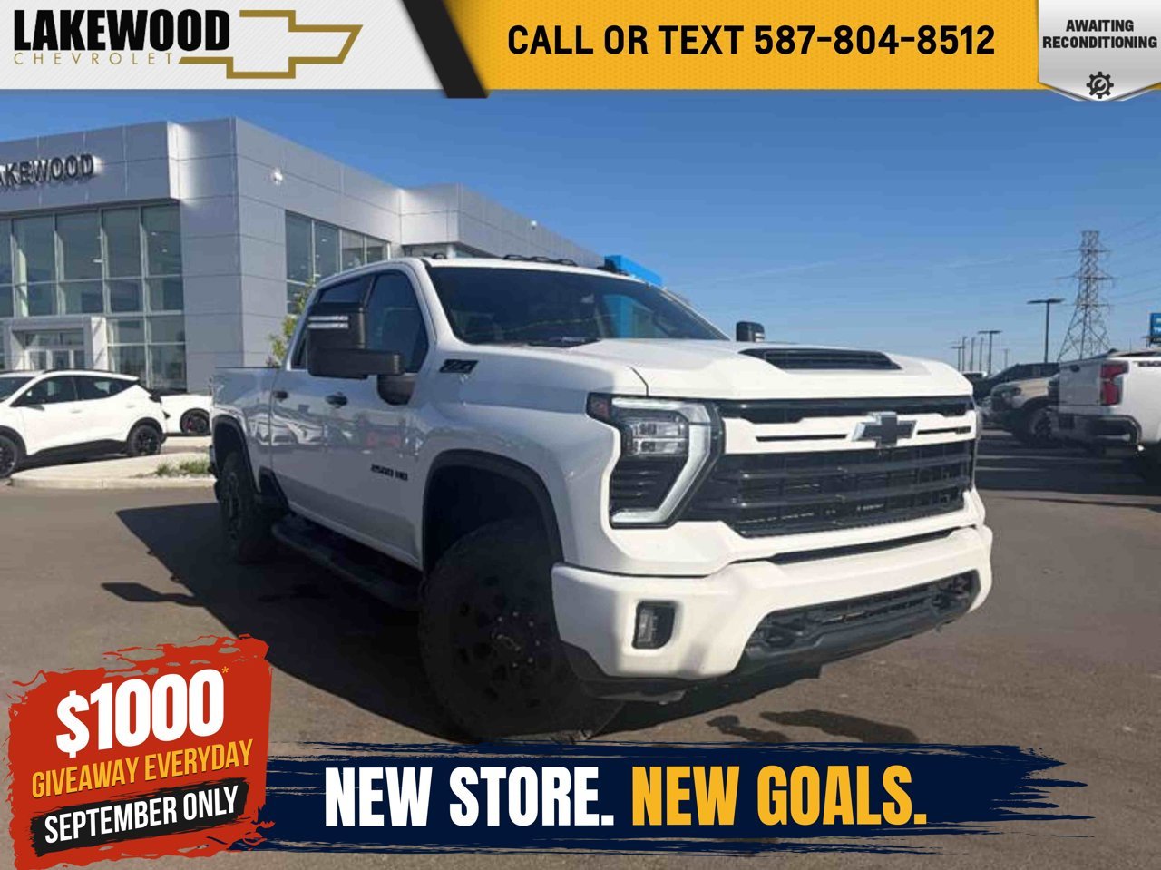 2024 Chevrolet Silverado 2500HD 4WD Crew Cab 159 LT White Sherwood Park - photo #0