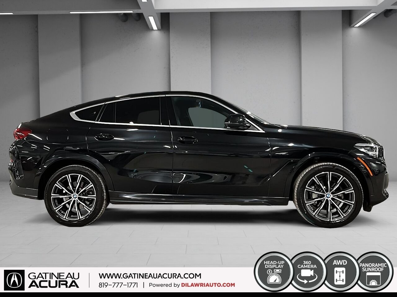BMW X6 xDrive 40i coupé 2023 Noir Gatineau - photo #14