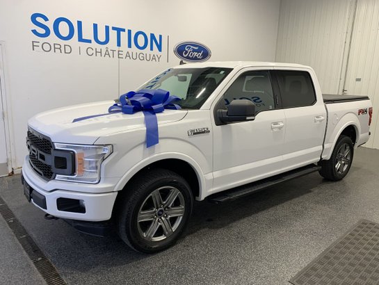 Ford F-150 XLT SPORT SUPERCREW XLT cabine SuperCrew 4RM caisse de 5,5 pi 2019 Blanc