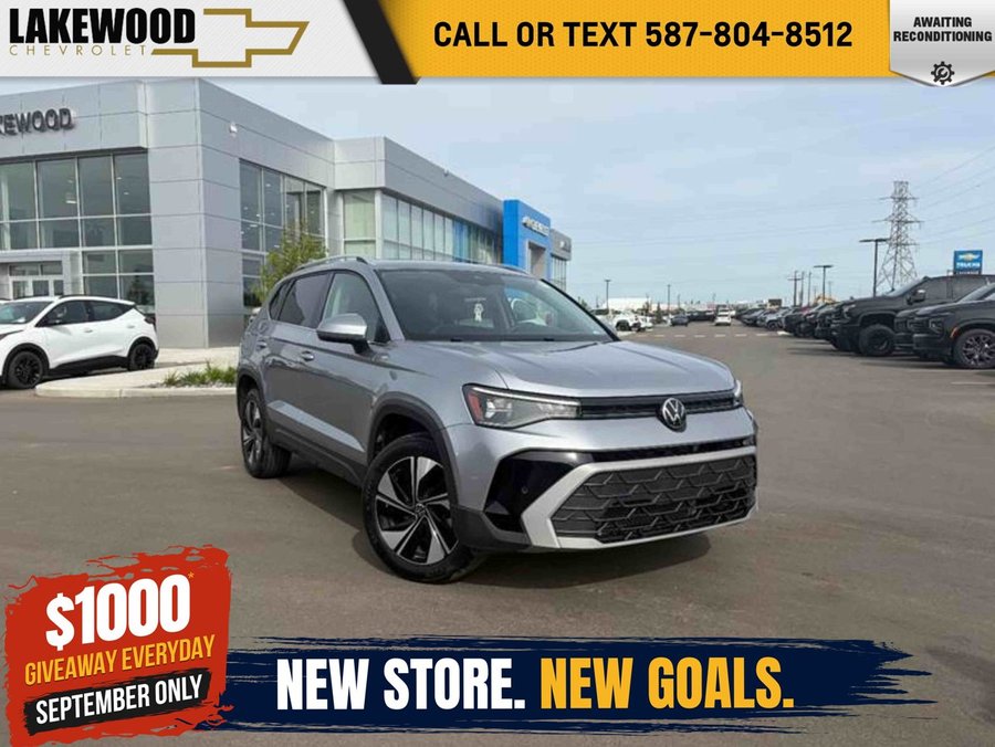 2025 Volkswagen Taos Comfortline 4Motion 1.5T | Heated Leatherette Bucket Seats Grey