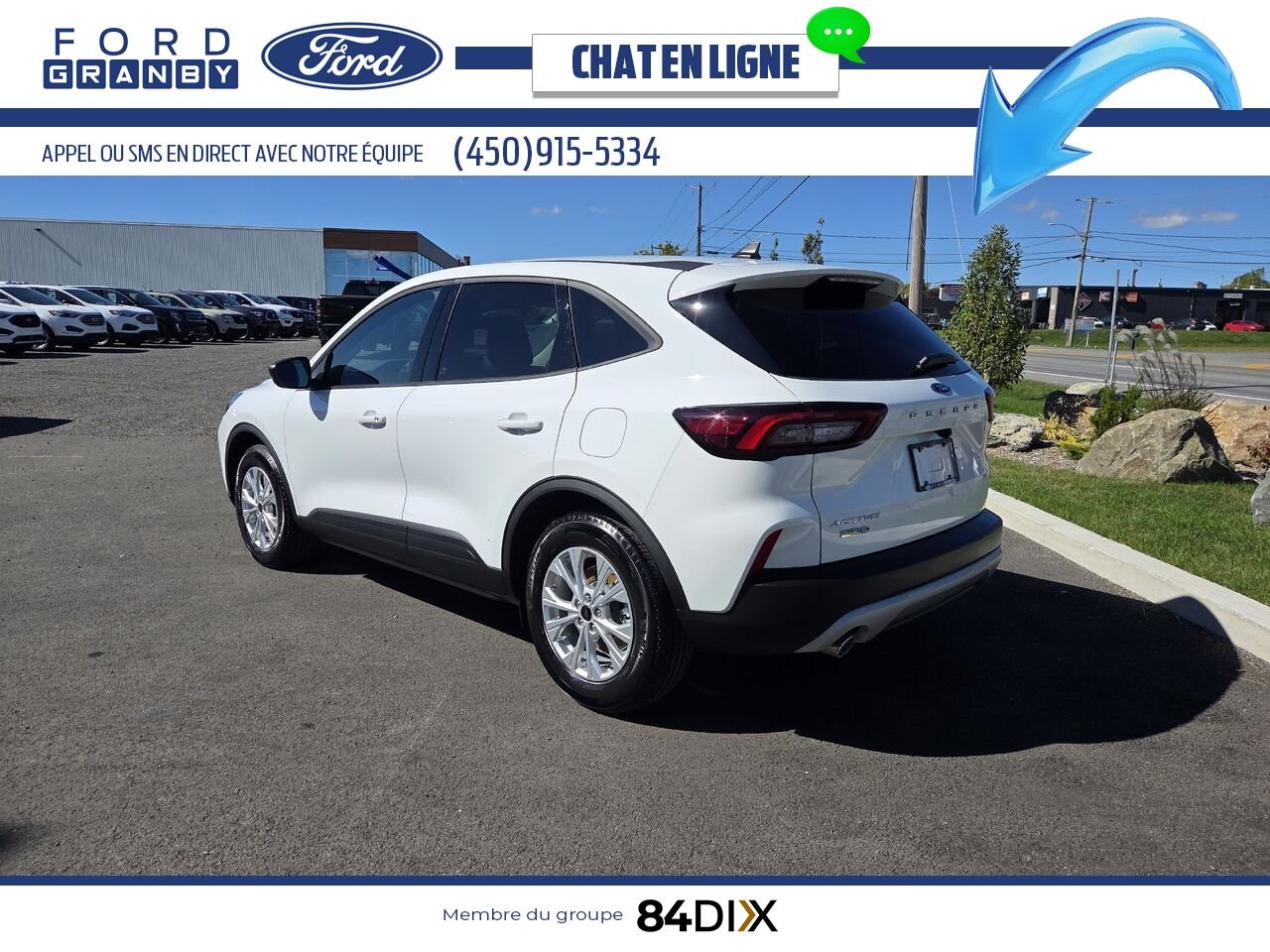 2025 Ford Escape White Granby - photo #4