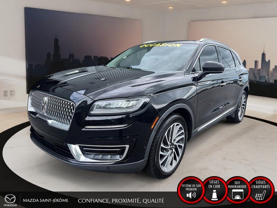 Lincoln Nautilus Ultra | TOIT PANORAMIQUE | AWD | CUIR | 2020 Noir
