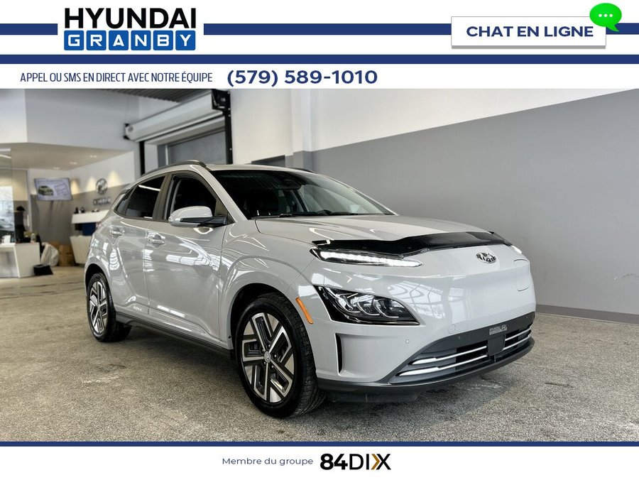 Hyundai Kona électrique Ultimate 2023 Gris