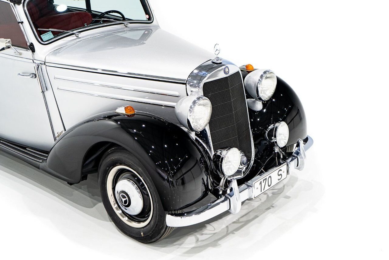 Mercedes-Benz 170S Cabriolet B Wonderfully Presented Old Restoration 1950 Gris Montréal - photo #44