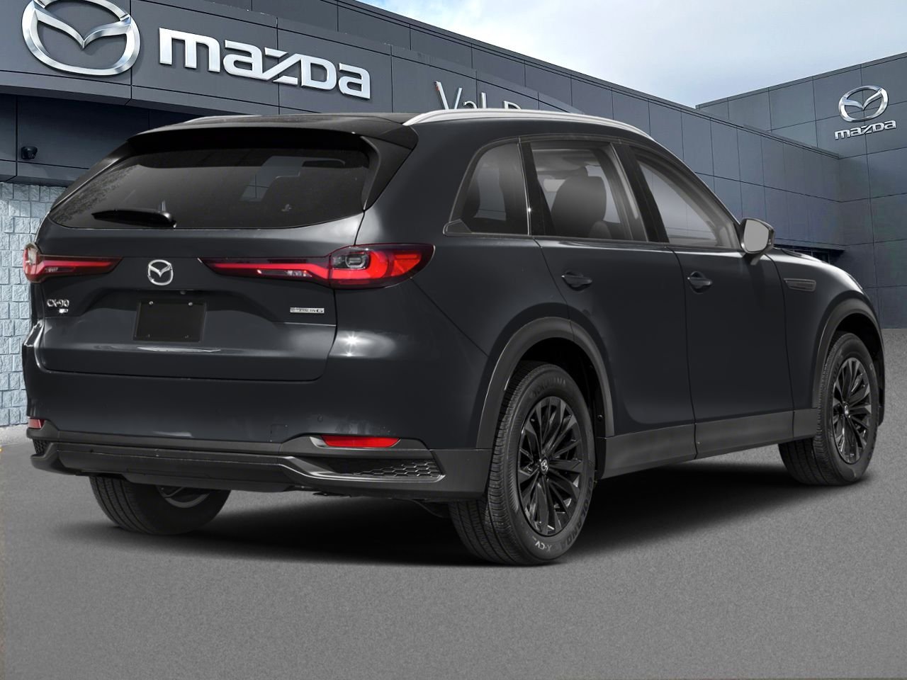 Mazda CX-90 hybride léger GS, hybride léger 48 V, 6 cyl. turbo 3,3 L, 280 ch, i-ACTIV AWD, roues 19 po, 8 places, Mi-Drive, 2026 Noir Val-David - photo #1