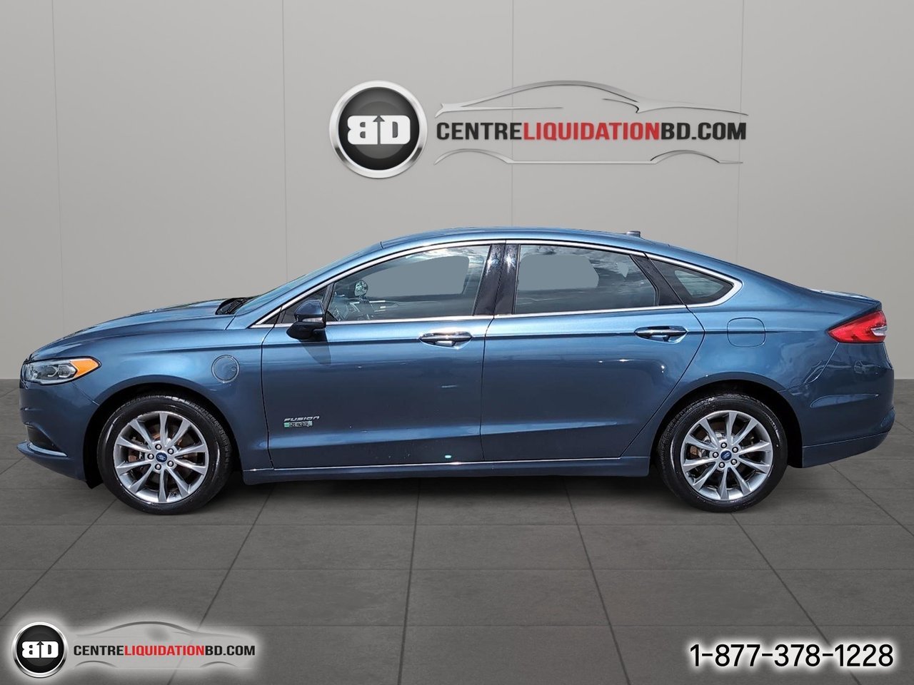 2018 Ford Fusion Energi SE ENERGI | A8539 Blue Granby - photo #8