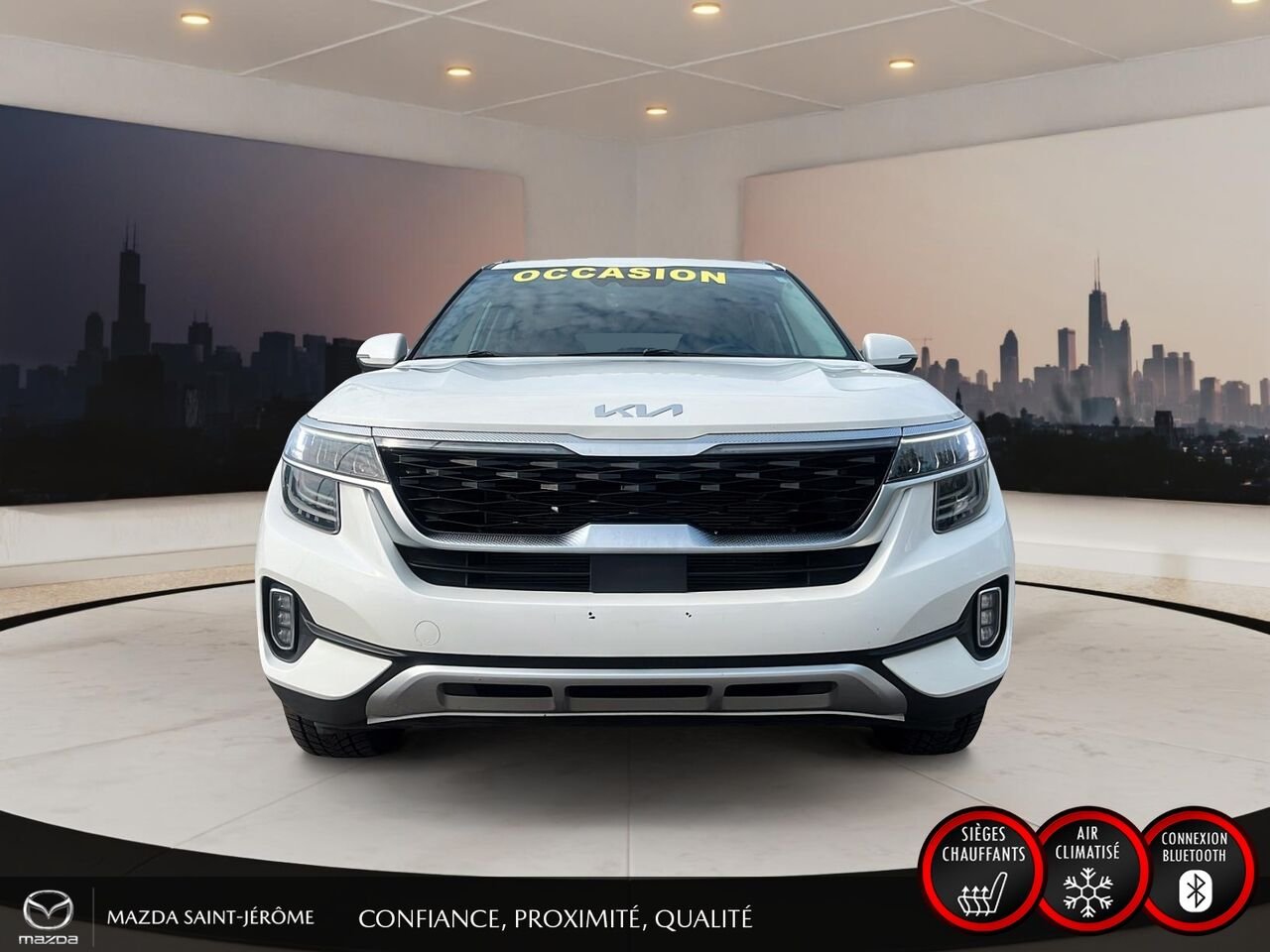 2023 Kia Seltos White Ste-Agathe des Monts - photo #2