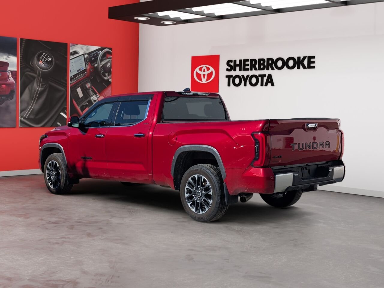 Toyota Tundra LIMITED/AWD/SIÈGES CHAUFFANTS ET VENTILLÉS/TOIT PANORAMIQUE OUVRANT/VOLANT CHAUFFANT/BLUETOOTH/AC 2023 Rouge Sherbrooke - photo #4