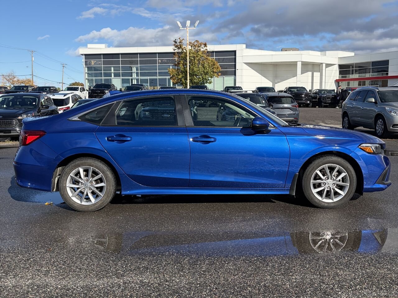 2022 HONDA CIVIC EX EX CVT Blue Gatineau - photo #16