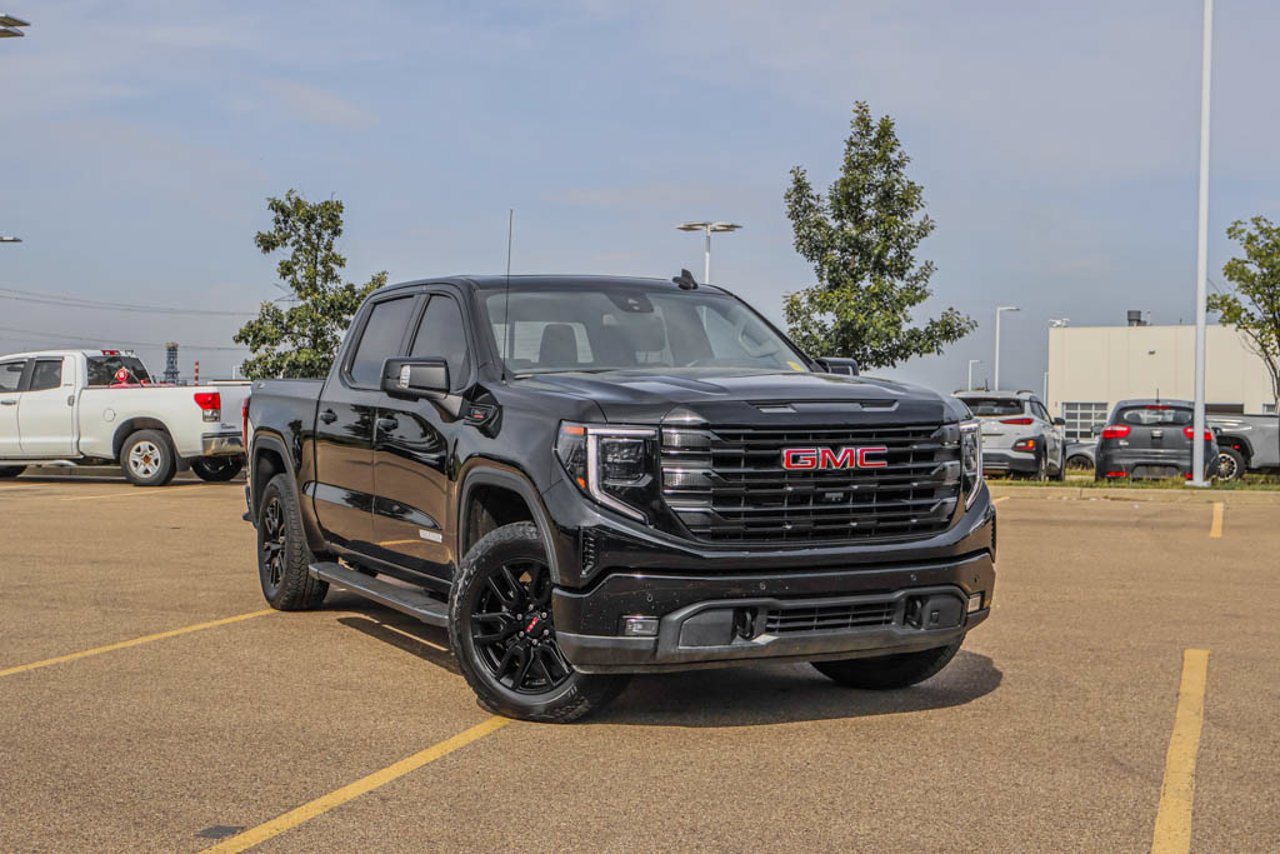 2026 GMC Sierra 1500 4WD Crew Cab 147 Elevation Black Sherwood Park - photo #1