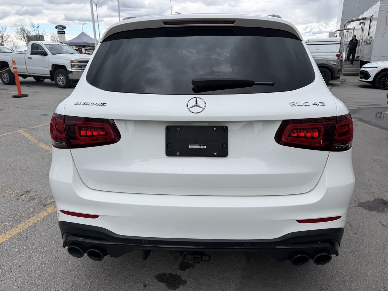 2020 Mercedes-Benz GLC GLC 43 AMG 4MATIC White Laval - photo #8