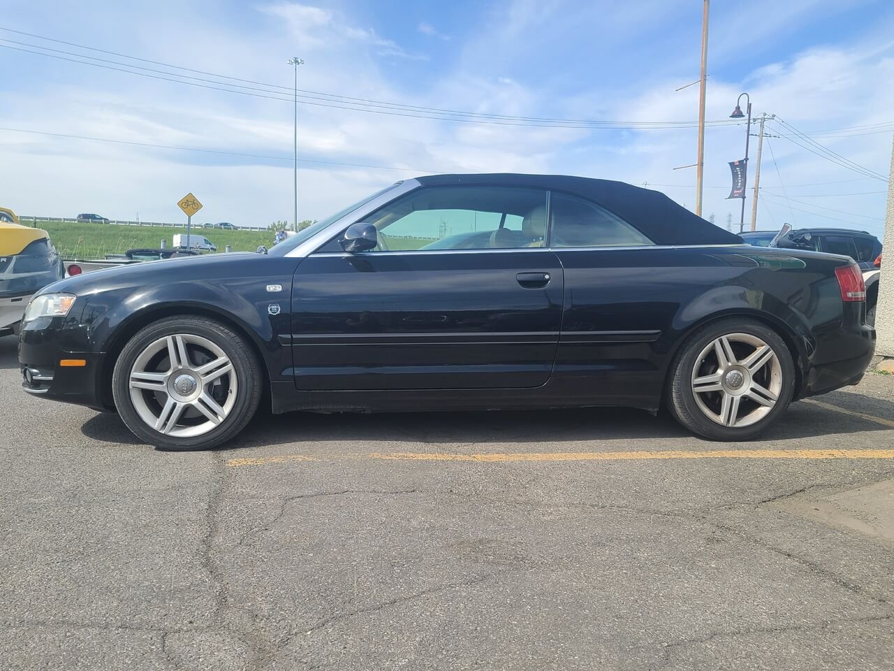 2007 Audi A4 Black  - photo #3