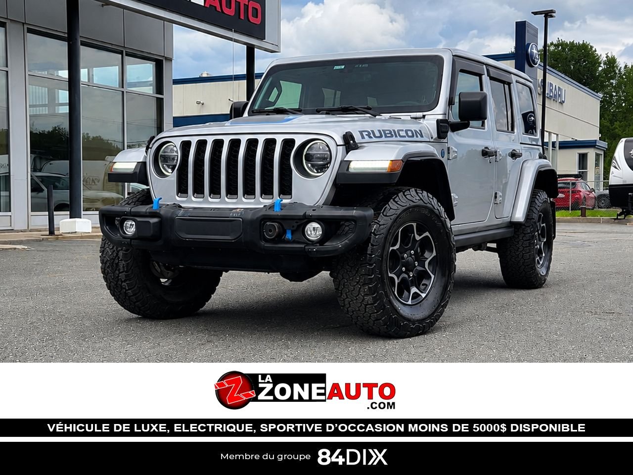 2022 Jeep Wrangler 4xe RUBICON Silver Granby - photo #0