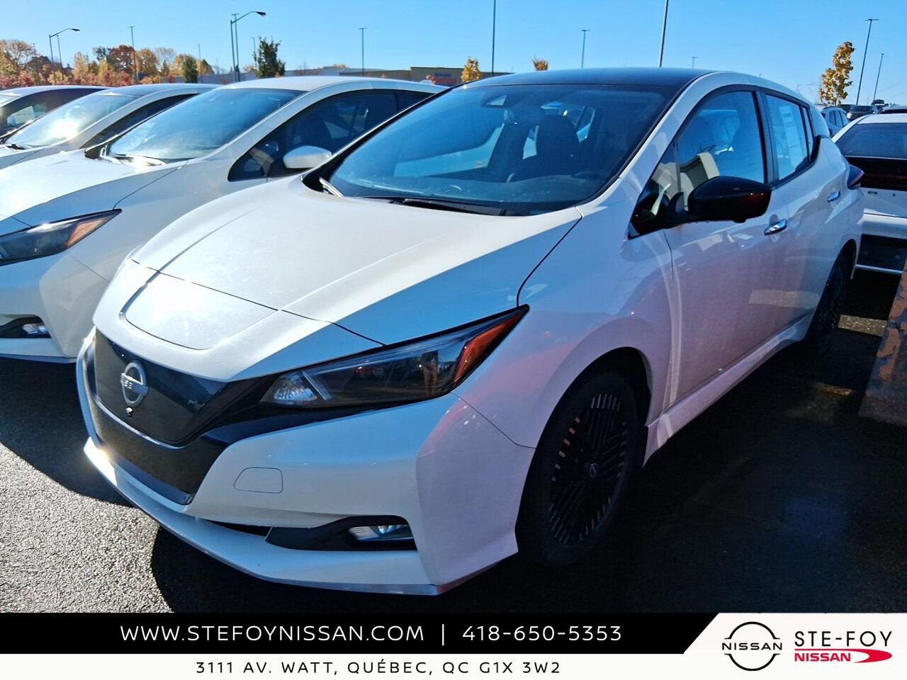 Nissan LEAF SV PLUS 2023 Blanc Ste-Foy - photo #0