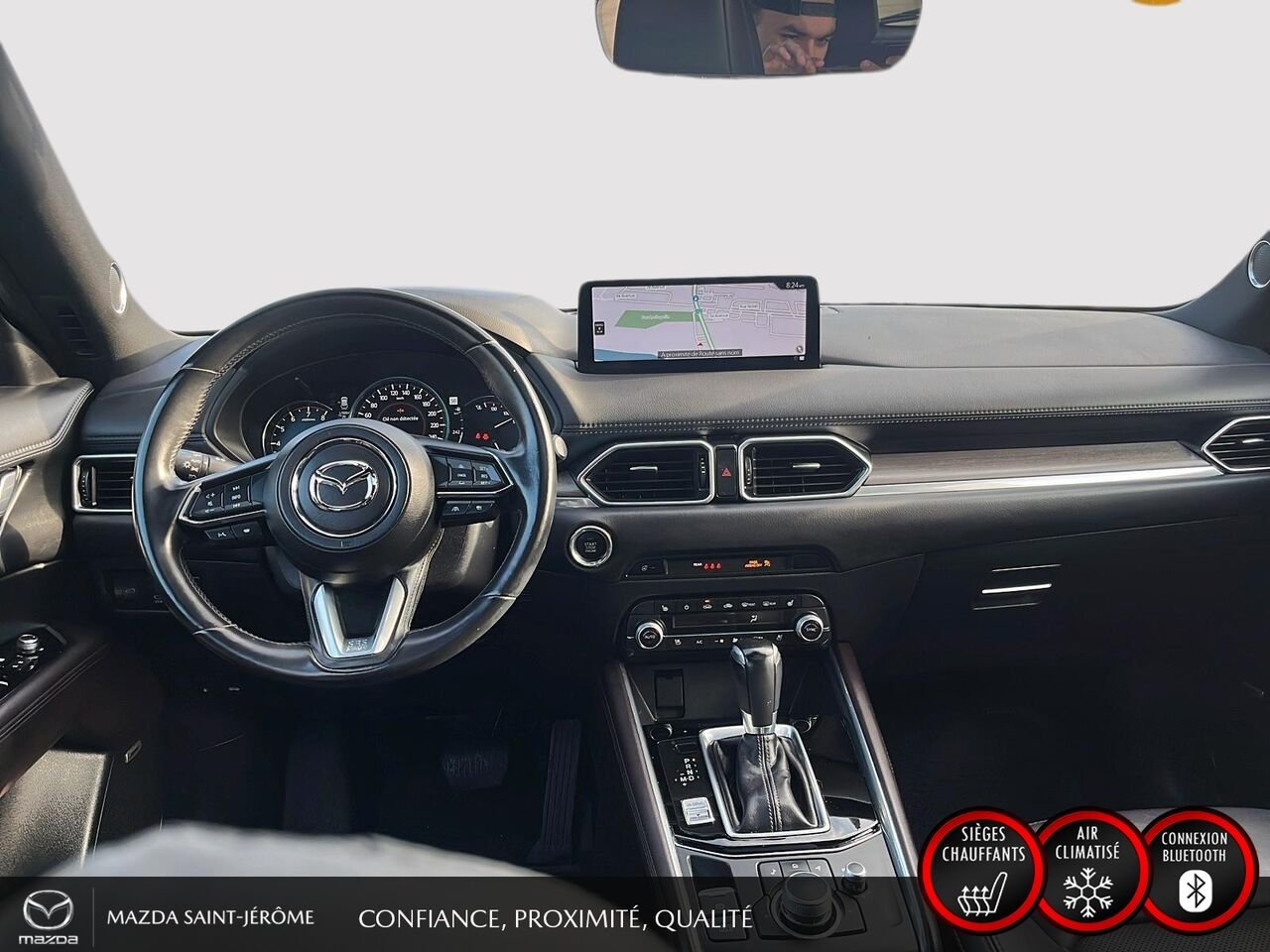 2022 Mazda CX-5 Signature | AWD | TOIT OUVRANT | CUIR NAPPA | NAVIGATION | TÊTE HAUTE Black Saint-Jérôme - photo #23