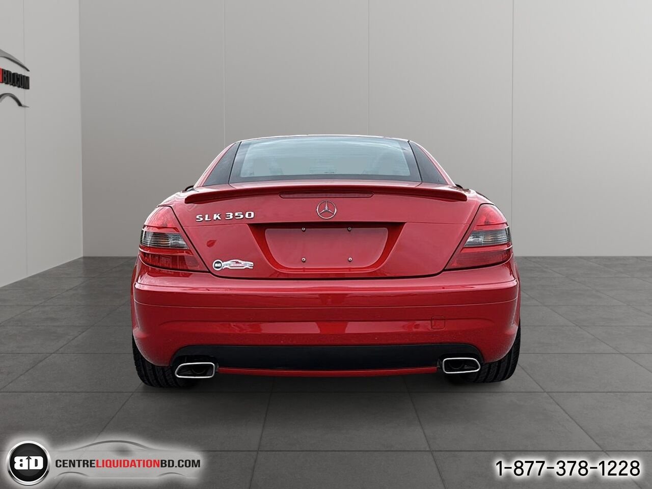 Mercedes-Benz Classe-SLK SLK 350 roadster 2 portes | BD0412 2010 Rouge Granby - photo #6