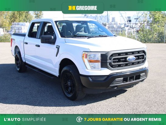 2021 Ford F150 XL 4WD AUTO A/C MAGS CAM RECUL BLUETOOTH White