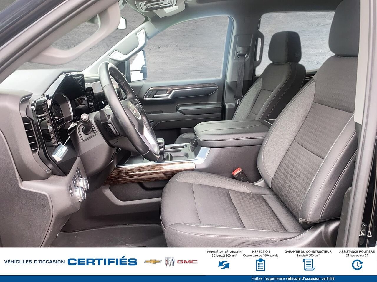 GMC SIERRA Elevation cabine multiplace 4RM 157 po 2024 Noir Montmagny - photo #8