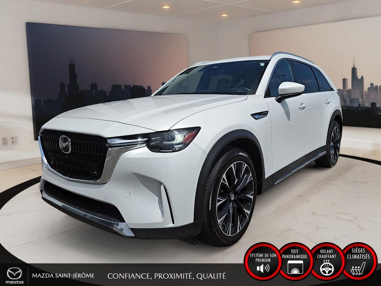 2024 Mazda CX-90 hybride rechargeable White Sainte-Agathe-des-Monts - photo #0